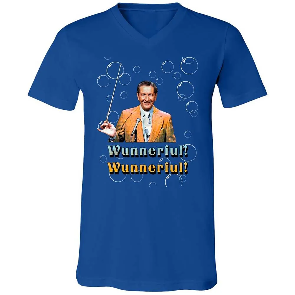 Unisex V-Neck T-Shirt - NH8RQ3TR - True Royal - 4