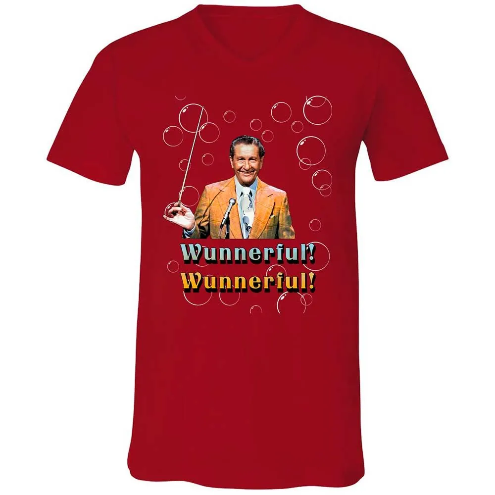 Unisex V-Neck T-Shirt - NH8RQ3TR - Red - 6