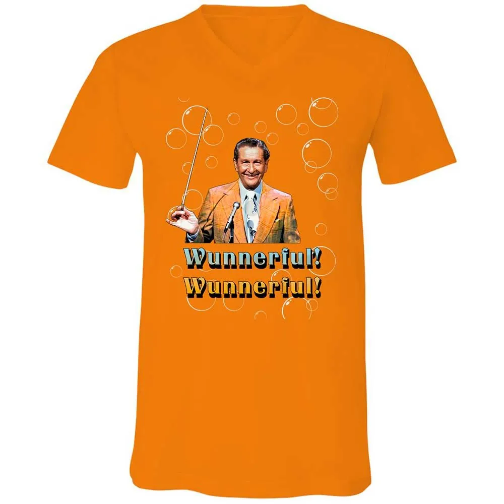 Unisex V-Neck T-Shirt - NH8RQ3TR - Orange - 12