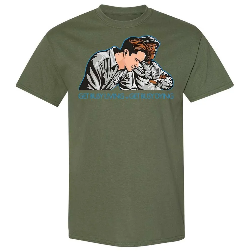 Get Busy Living - Military Green - 11
