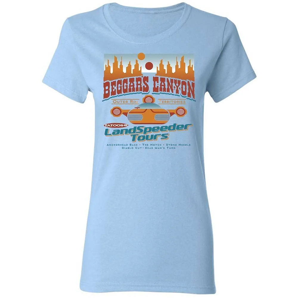 Women's T-Shirt - 747Z9QBP - Light Blue - 6