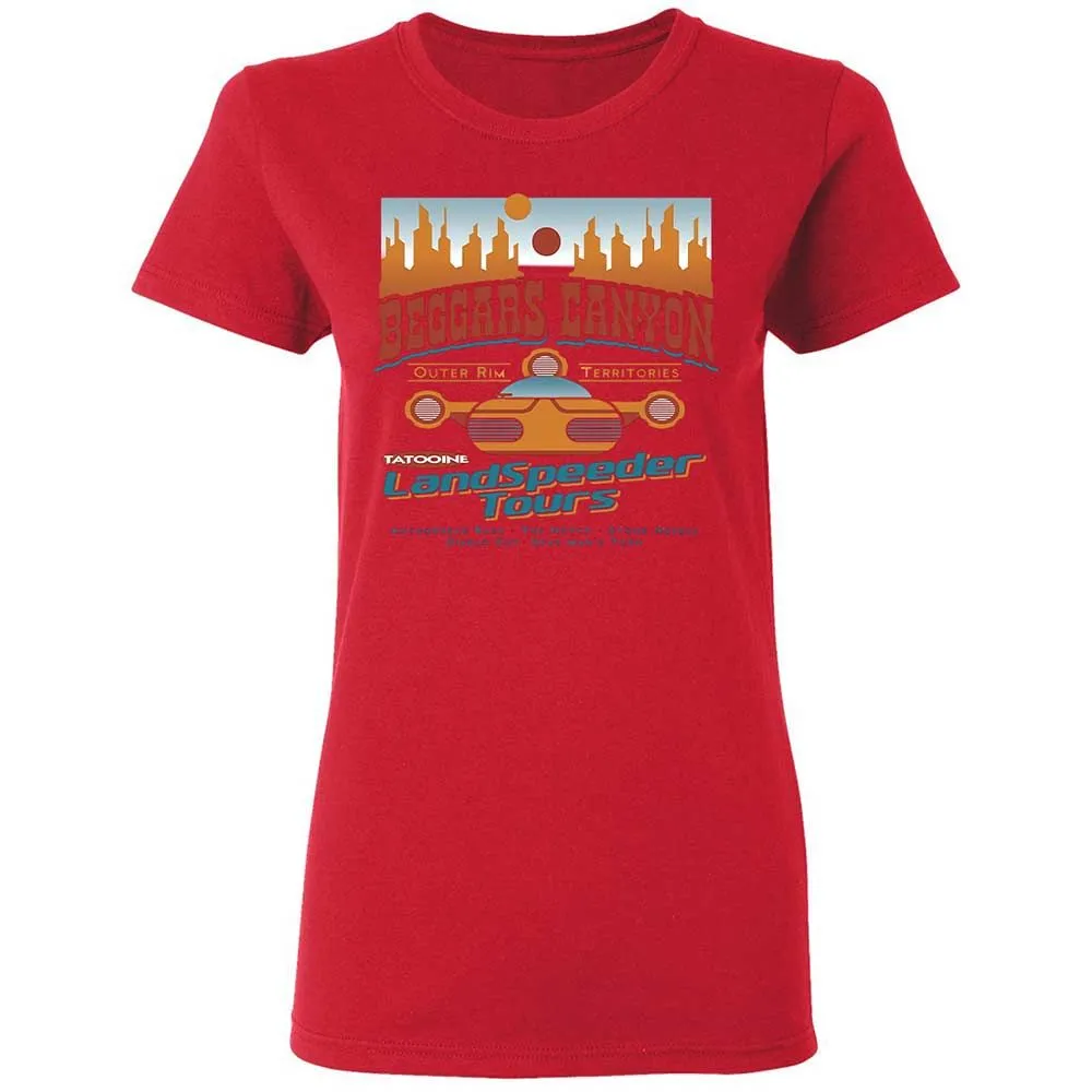 Women's T-Shirt - 747Z9QBP - Red - 9