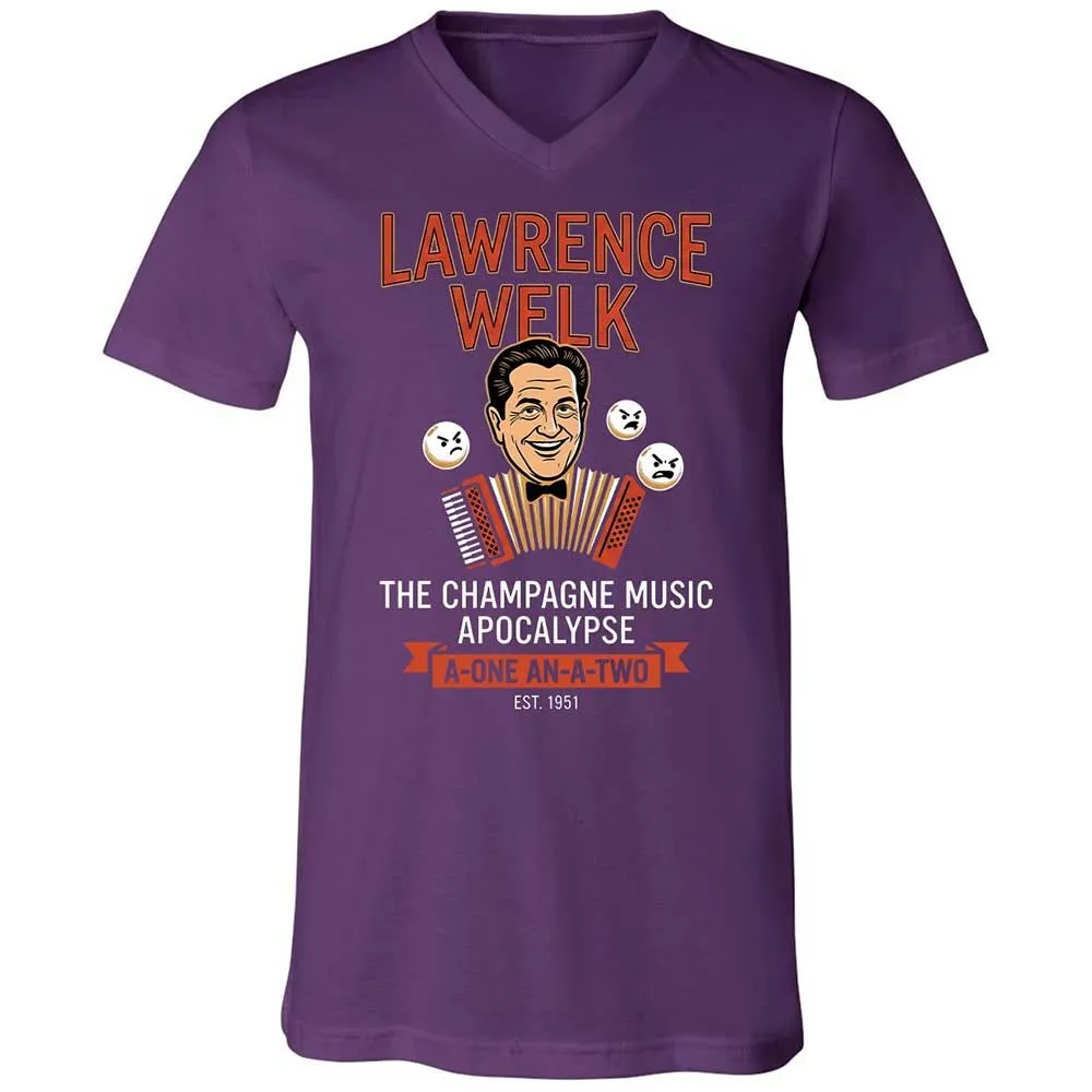 Unisex V-Neck T-Shirt - KYTFEP73 - Team Purple - 10