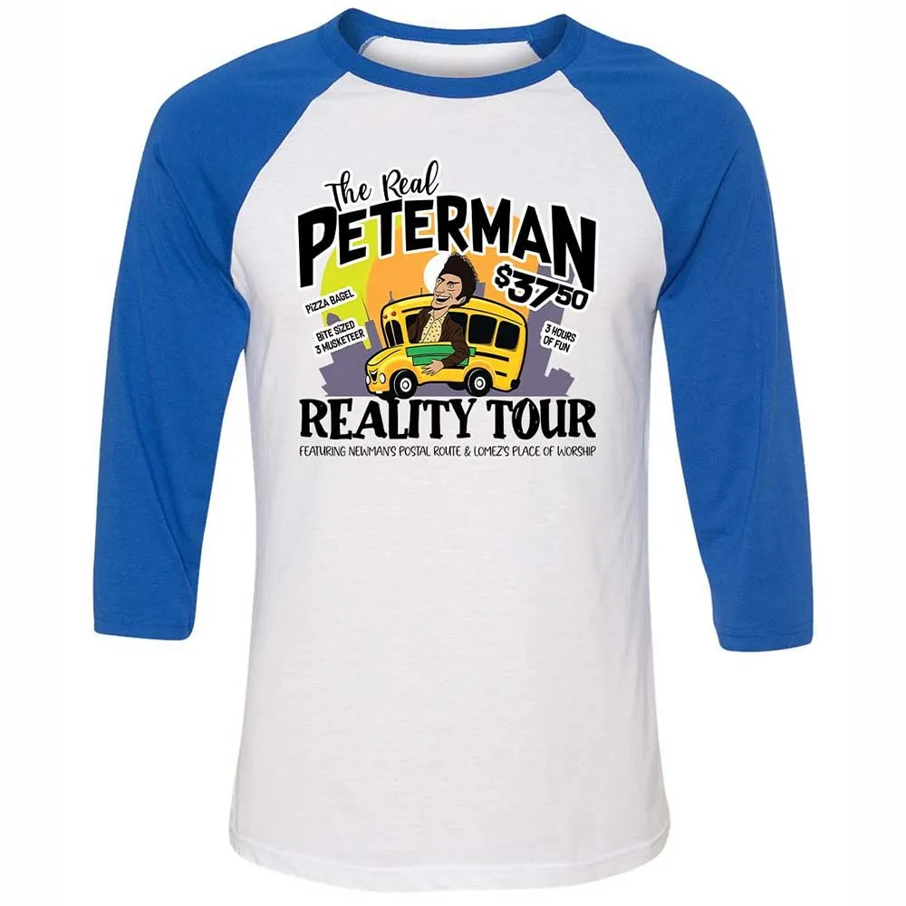 Unisex 3/4 Baseball Tee - F4L3YD14 - White/True Royal - 10