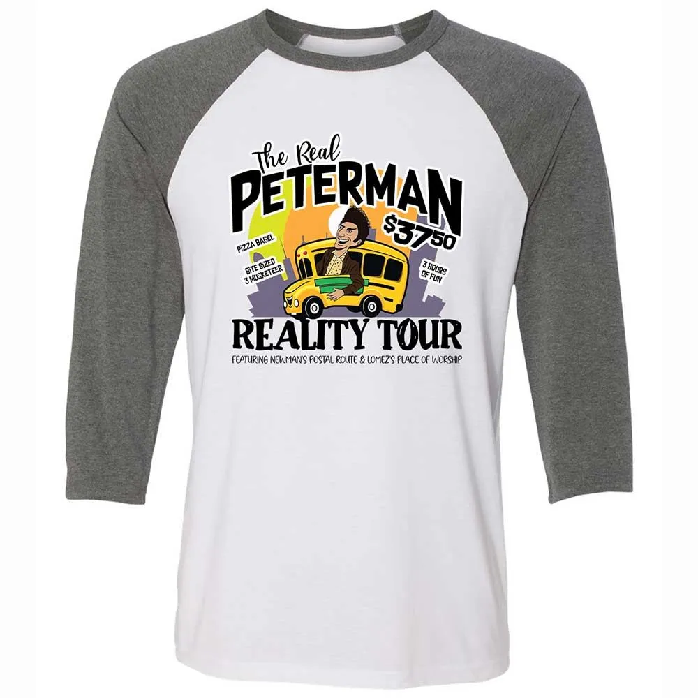 Unisex 3/4 Baseball Tee - F4L3YD14 - White/Deep Heather - 11
