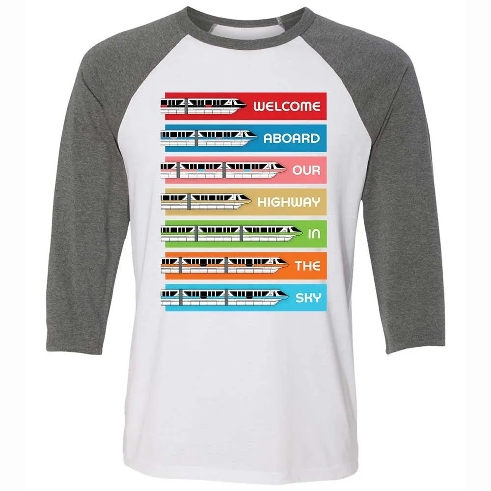 Unisex 3/4 Baseball Tee - Black - White/Deep Heather - 11