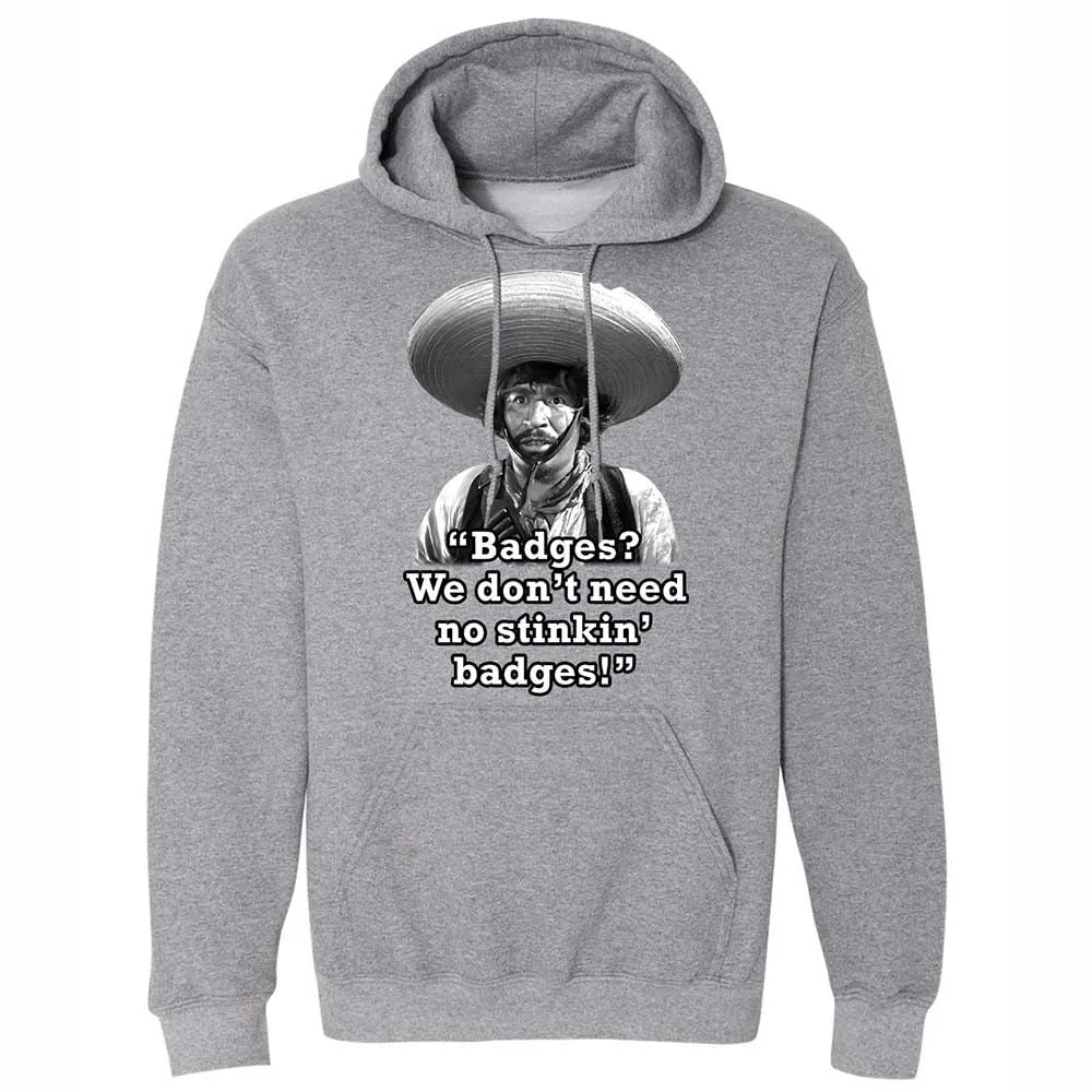 We don't need no stinkin' badges - Graphite Heather - 17