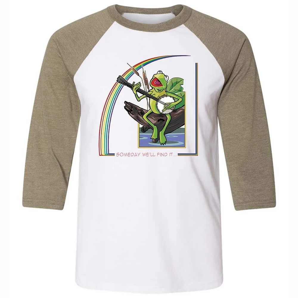 Someday we'll find it... - White/Heather Olive - 4