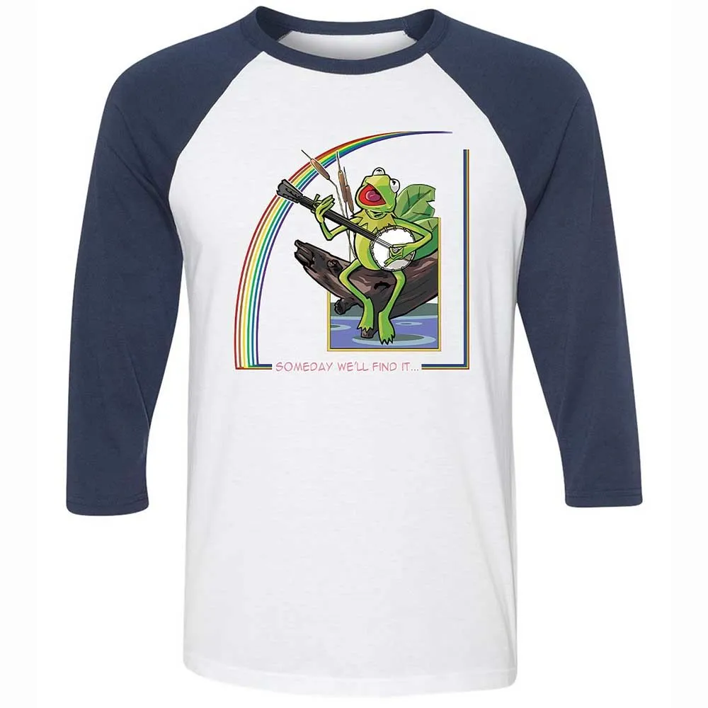 Someday we'll find it... - White/Navy - 8