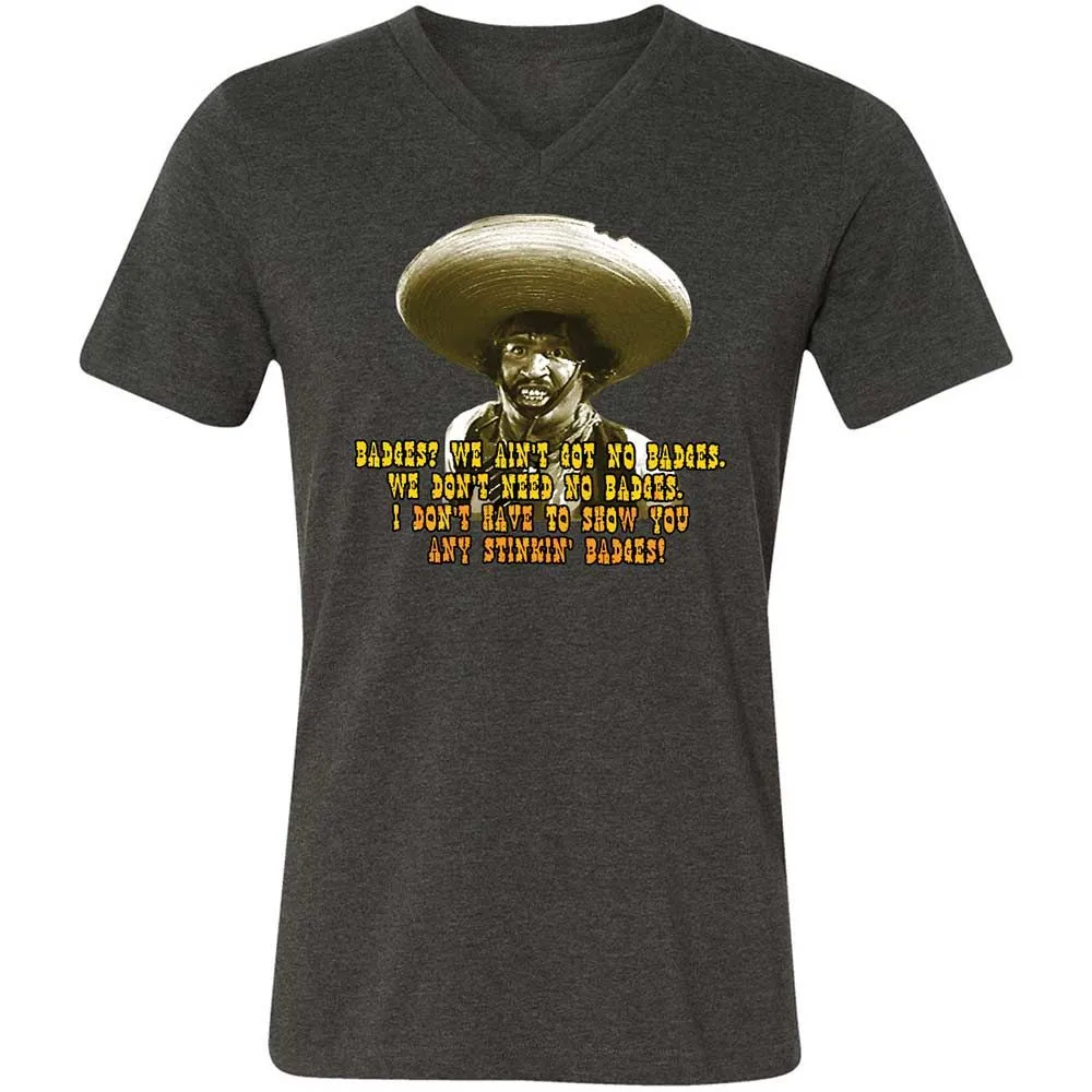 Ain't Got No Stinking Badges - Dark Grey Heather - 8