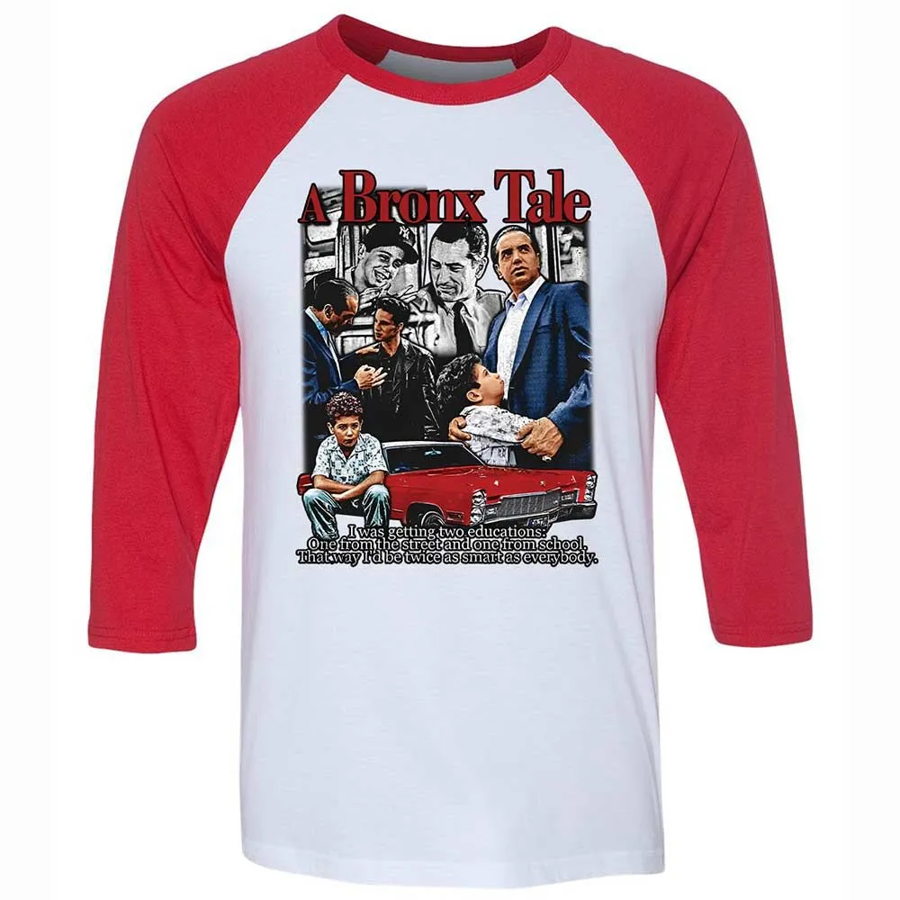 Unisex 3/4 Baseball Tee - 3GR9DZ33 - White/Red - 9