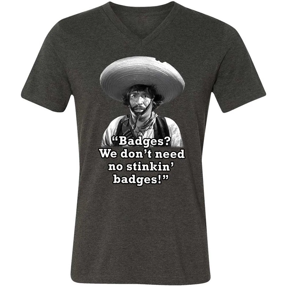 We don't need no stinkin' badges - Dark Grey Heather - 8