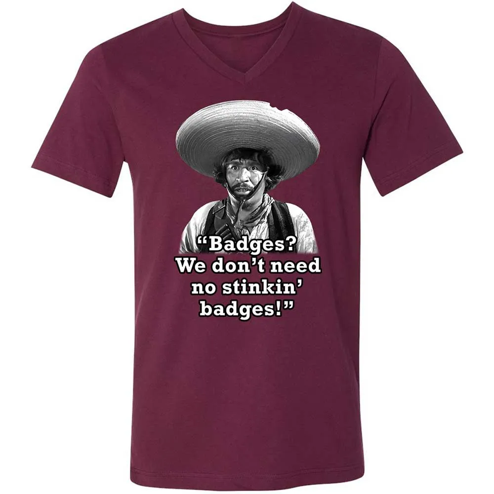 We don't need no stinkin' badges - Maroon - 14