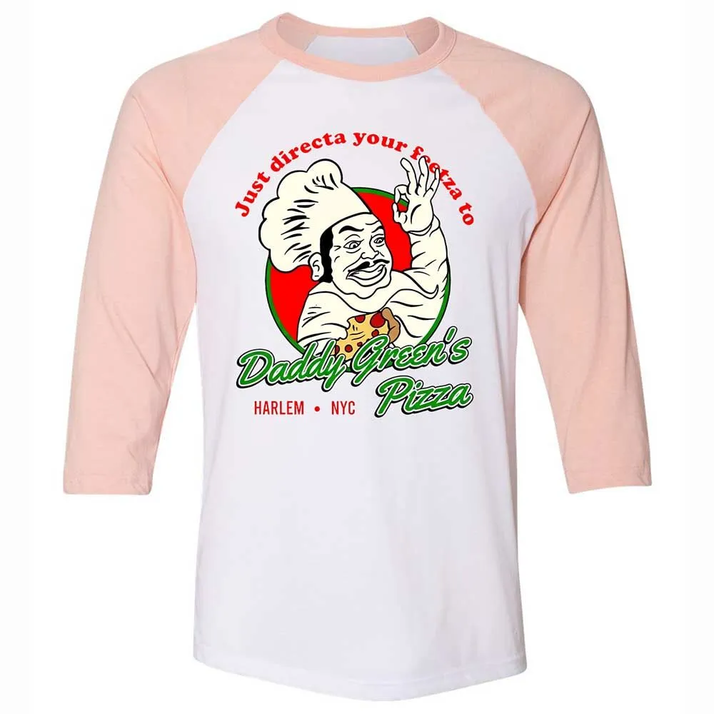 Unisex 3/4 Baseball Tee - 7H52XY3F - White/Heather Peach - 5