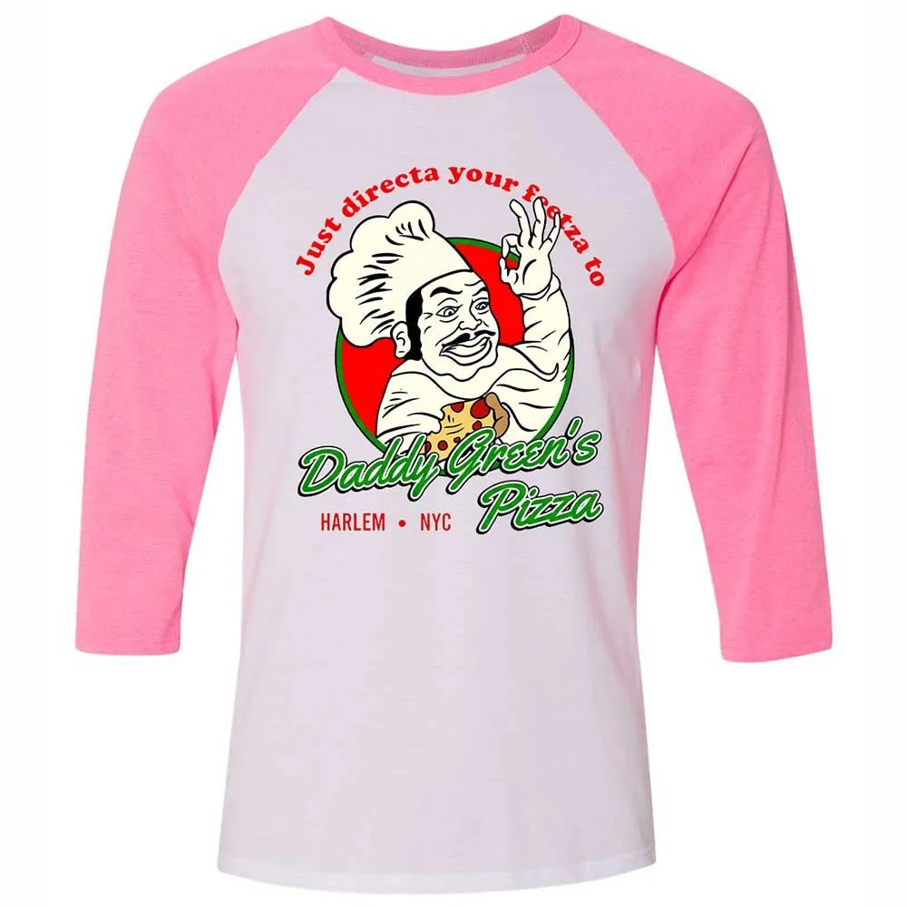 Unisex 3/4 Baseball Tee - 7H52XY3F - White/Neon Pink - 12