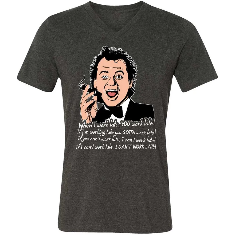 When I work late - Dark Grey Heather - 9