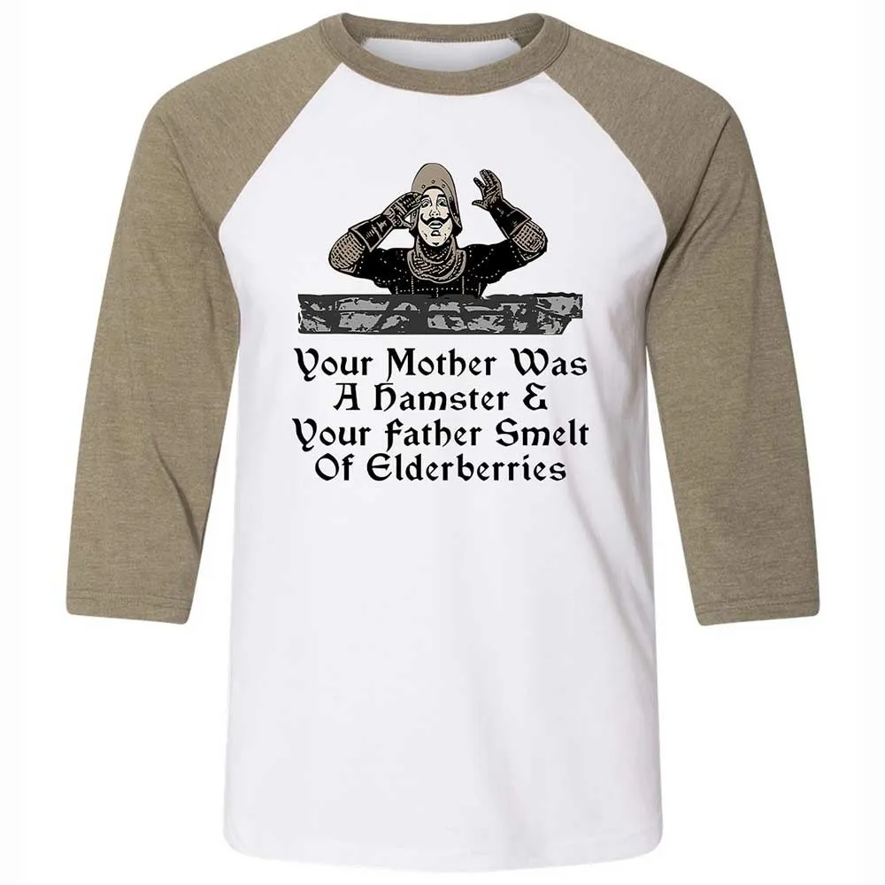 Your Mother Was A Hamster - White/Heather Olive - 4