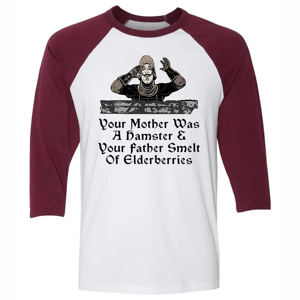 Your Mother Was A Hamster - White/Maroon - 7