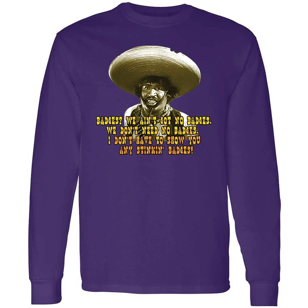 Ain't Got No Stinking Badges - Purple - 9