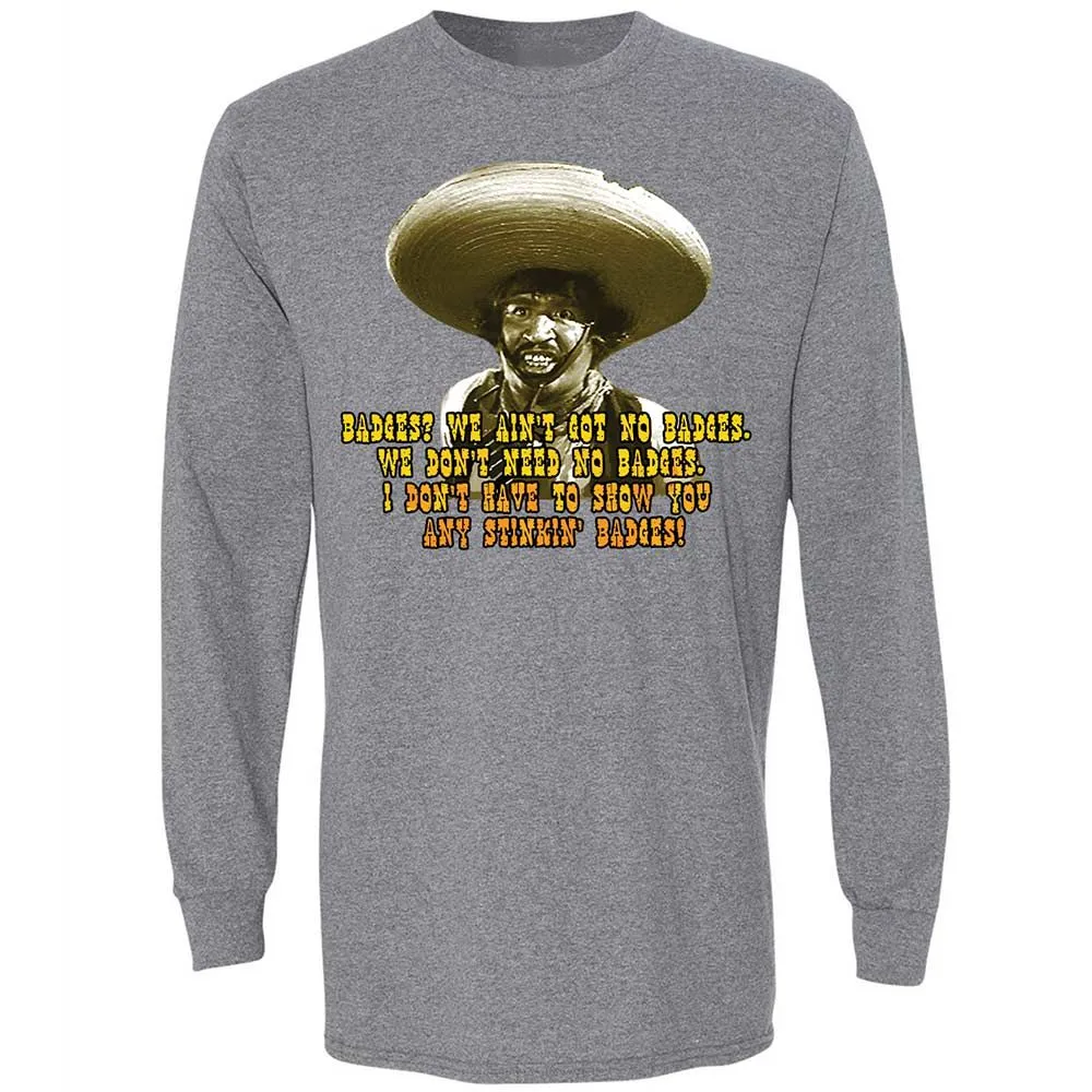 Ain't Got No Stinking Badges - Graphite Heather - 18