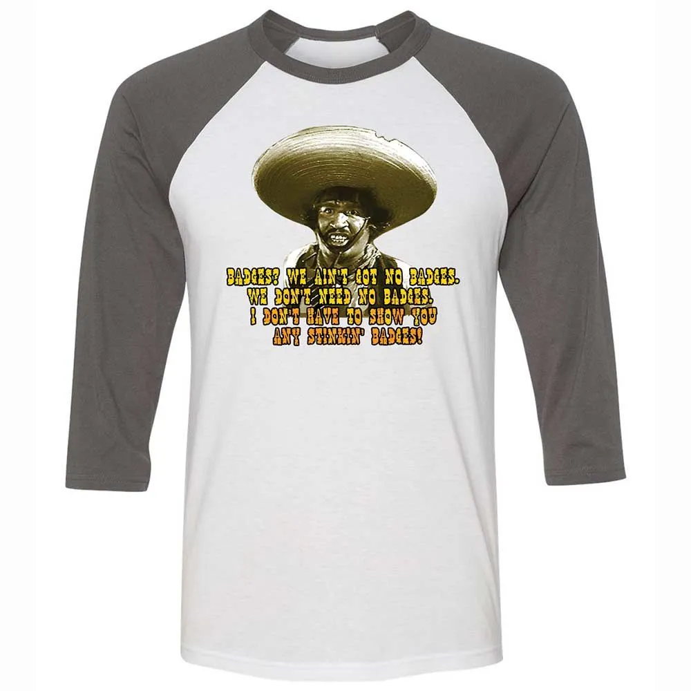 Ain't Got No Stinking Badges - White/Asphalt - 2