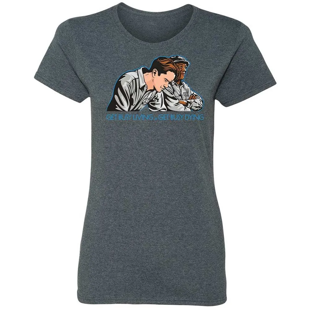 Get Busy Living - Dark Heather - 16