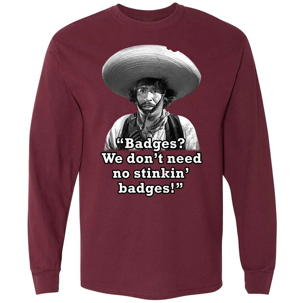 We don't need no stinkin' badges - Maroon - 16