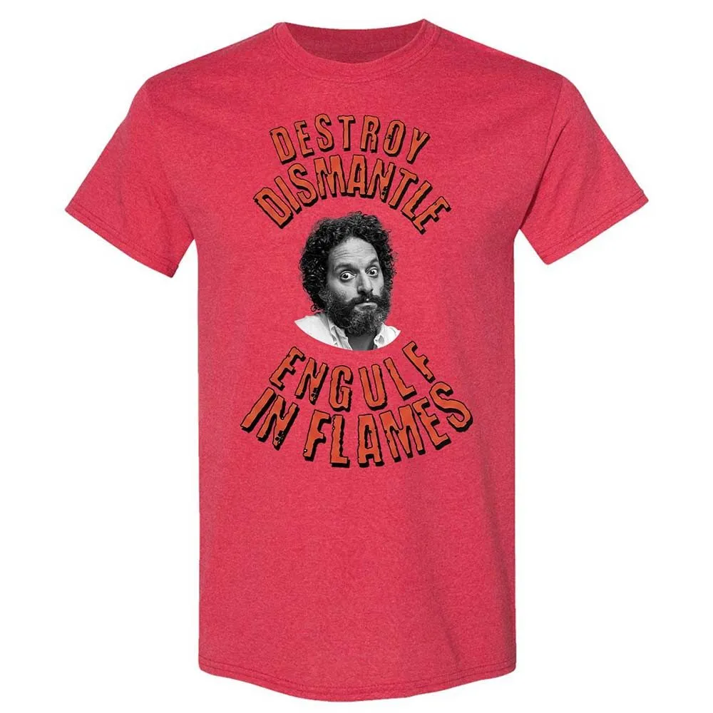 Destroy, Dismantle, Engulf in Flames - Heather Red - 9