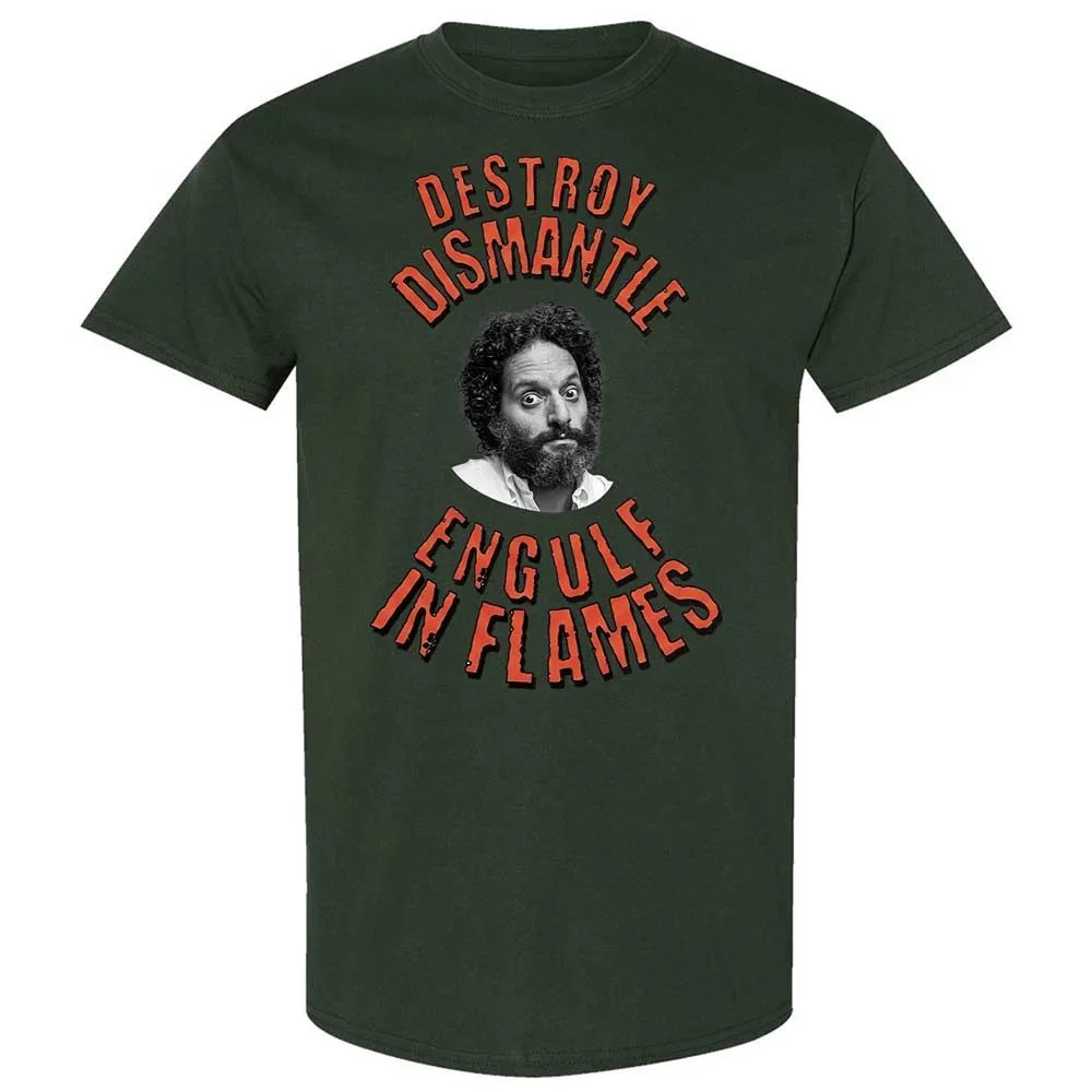 Destroy, Dismantle, Engulf in Flames - Forest Green - 18