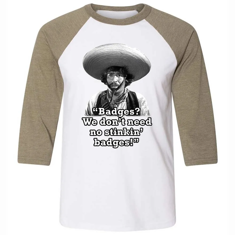 We don't need no stinkin' badges - White/Heather Olive - 4