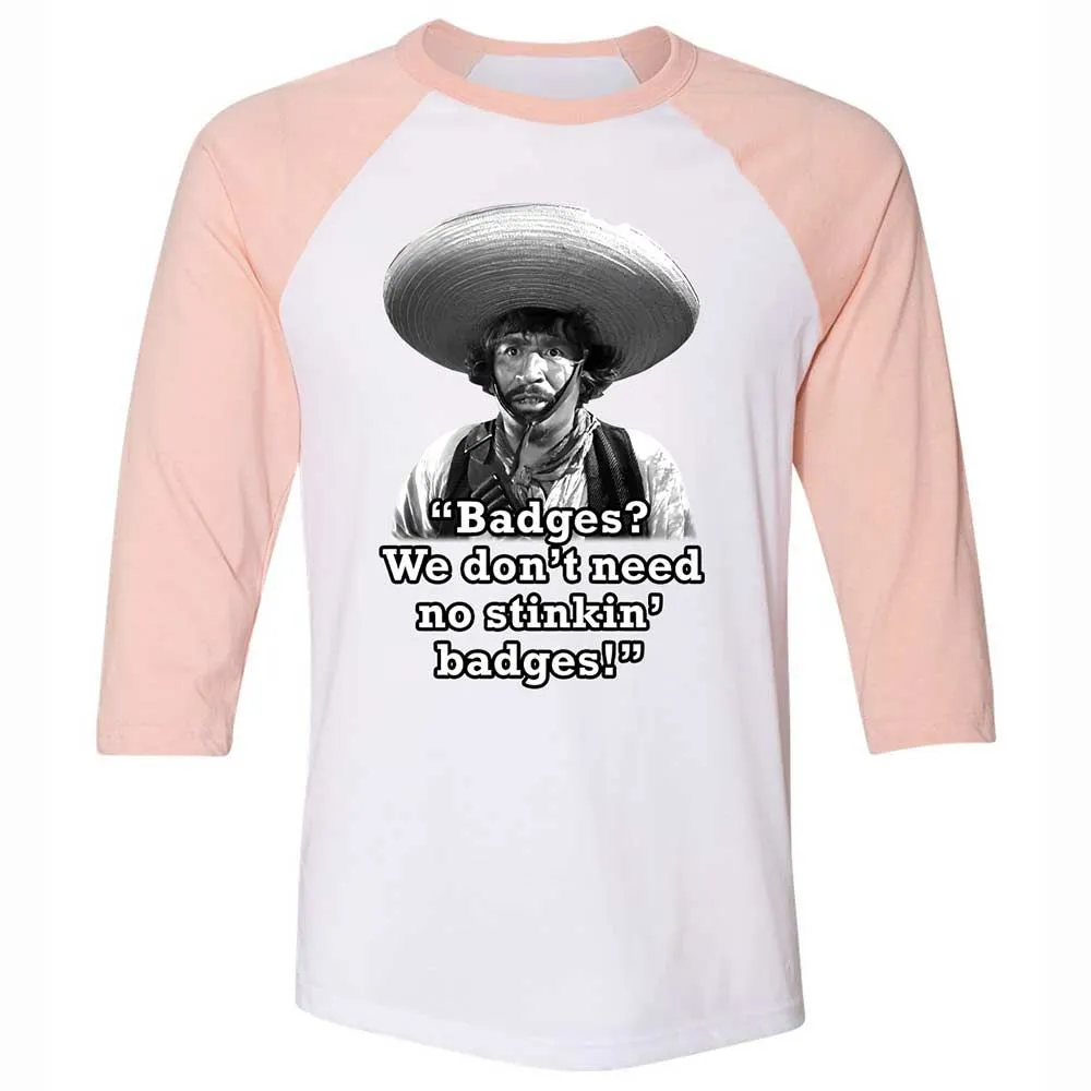 We don't need no stinkin' badges - White/Heather Peach - 5