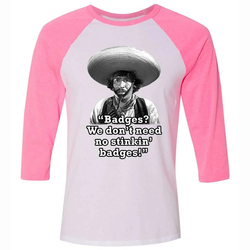 We don't need no stinkin' badges - White/Neon Pink - 12