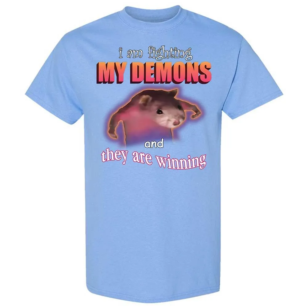 I'm fighting my demons - Carolina Blue - 4