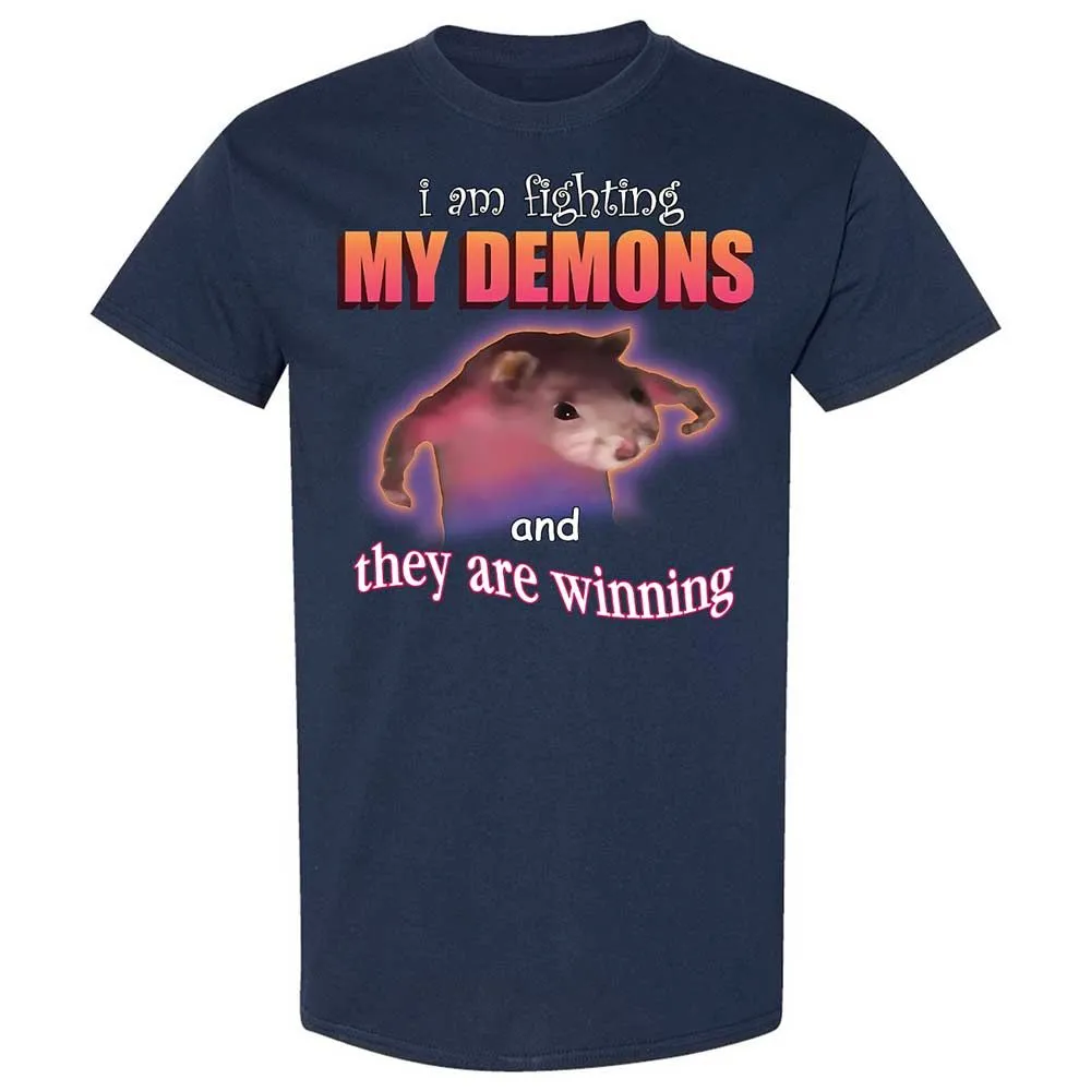 I'm fighting my demons - Navy - 16