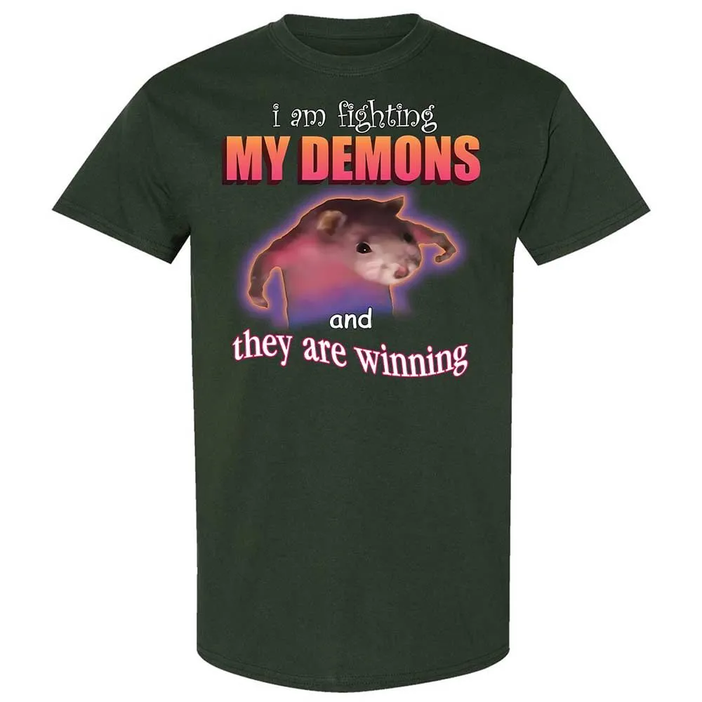 I'm fighting my demons - Forest Green - 18
