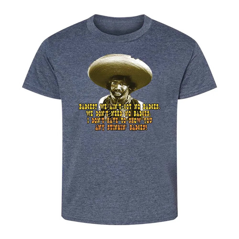 Ain't Got No Stinking Badges - Heather Navy - 15