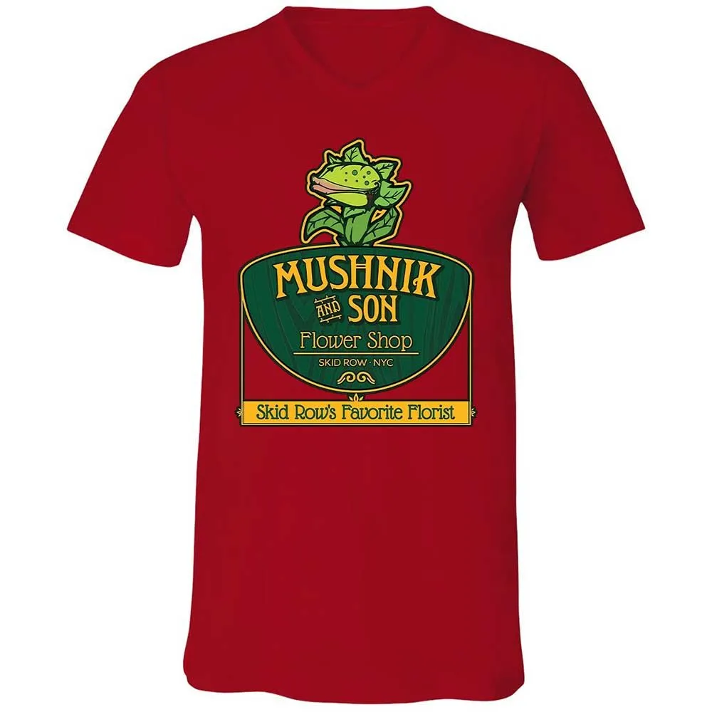 Unisex V-Neck T-Shirt - 9QDJFT3P - Red - 5