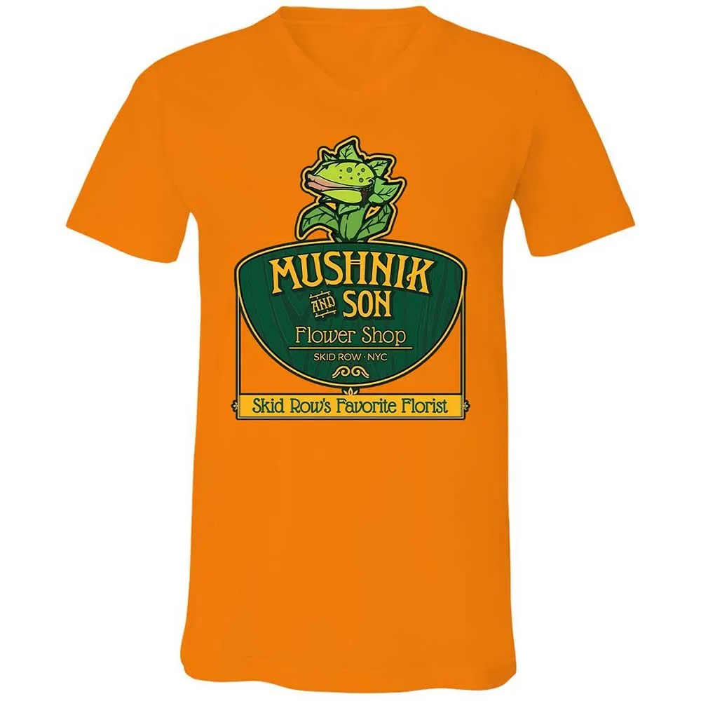 Unisex V-Neck T-Shirt - 9QDJFT3P - Orange - 7
