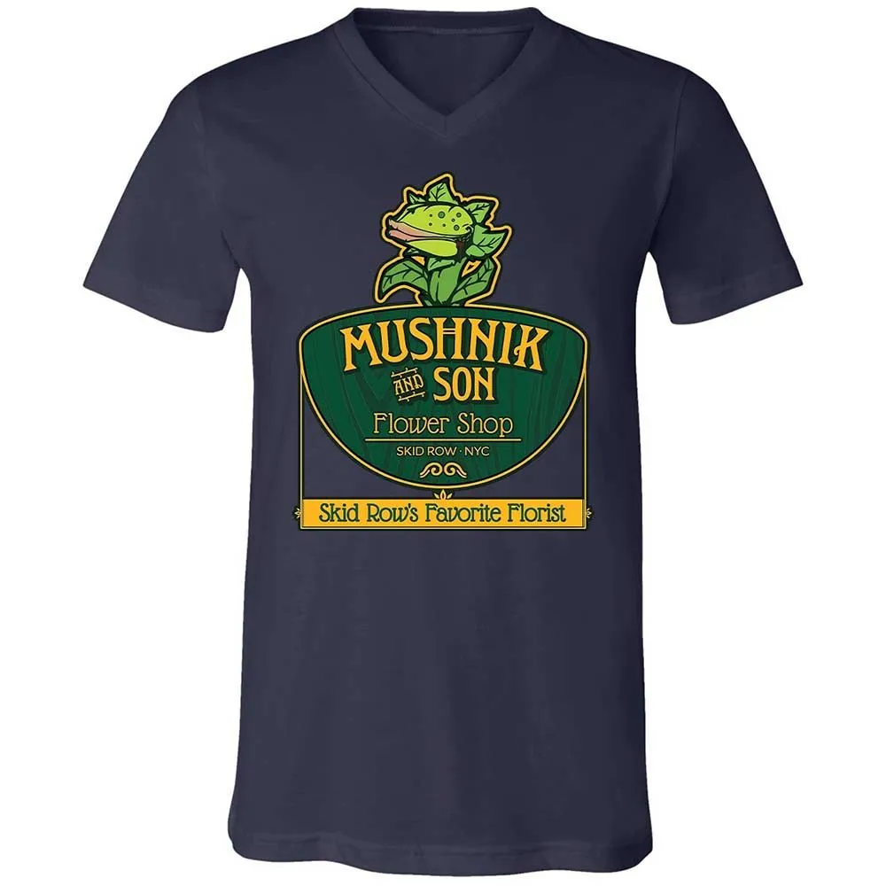Unisex V-Neck T-Shirt - 9QDJFT3P - Navy - 12