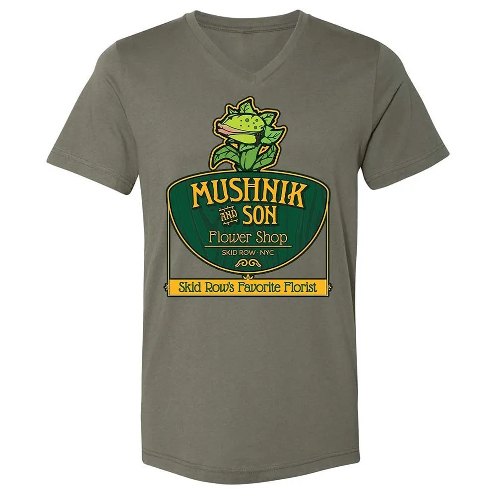 Unisex V-Neck T-Shirt - 9QDJFT3P - Military Green - 15