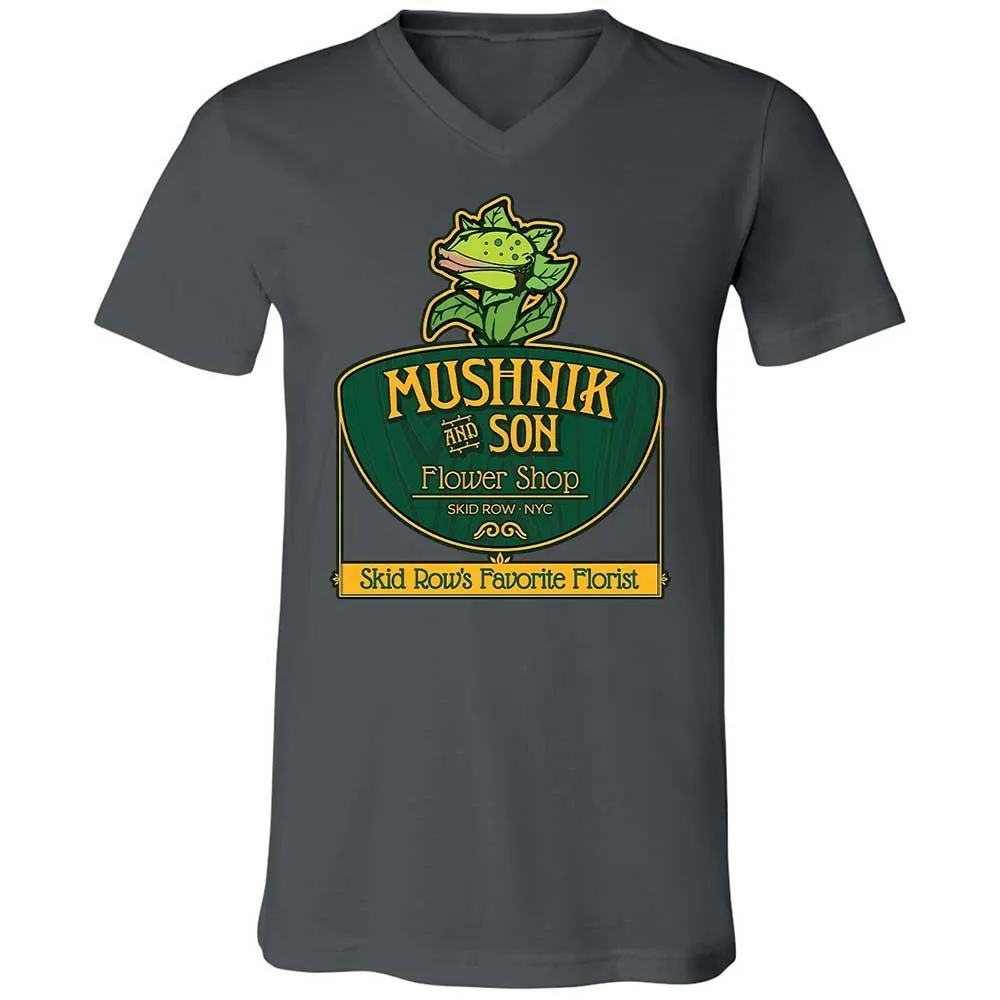 Unisex V-Neck T-Shirt - 9QDJFT3P - Asphalt - 16