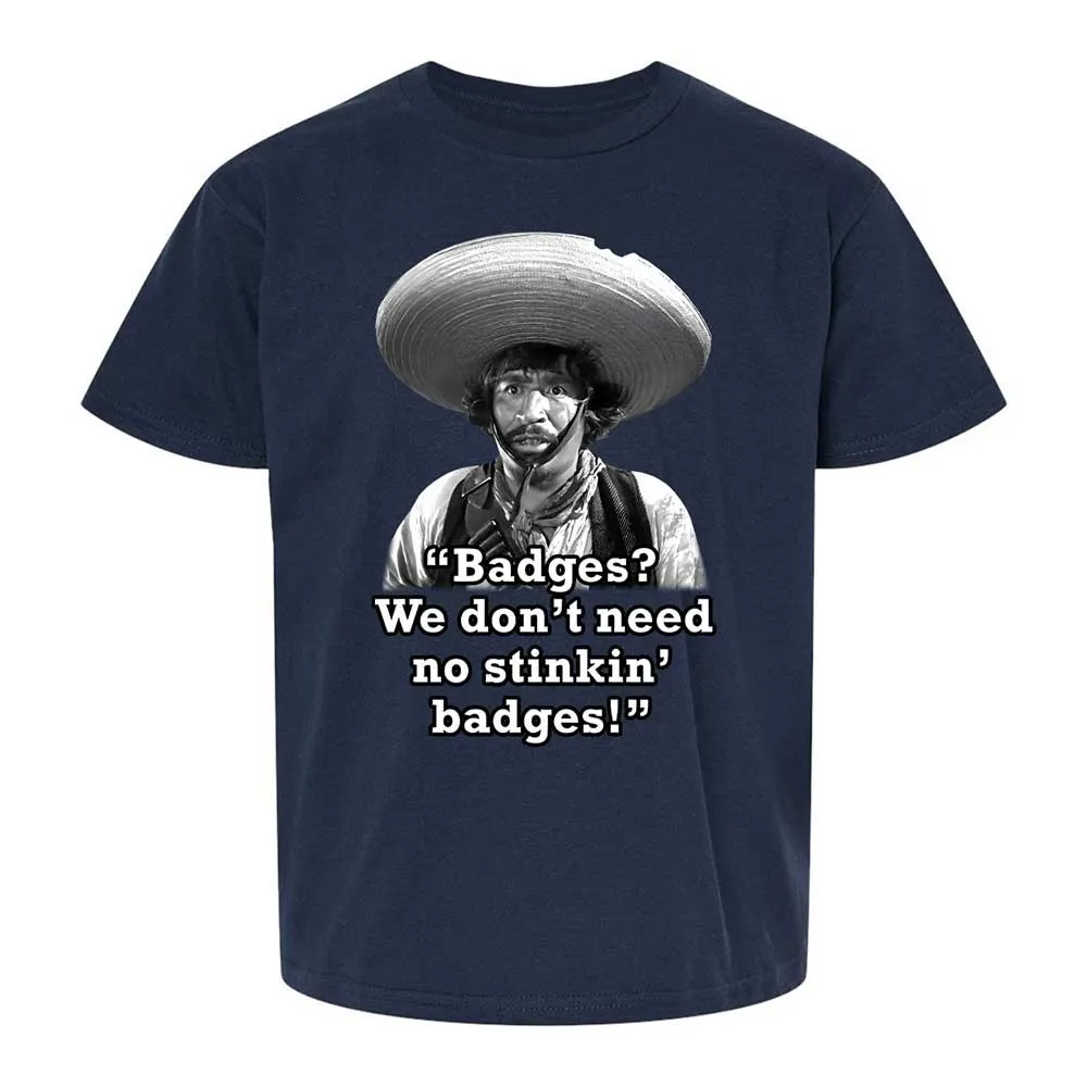 We don't need no stinkin' badges - Navy - 8