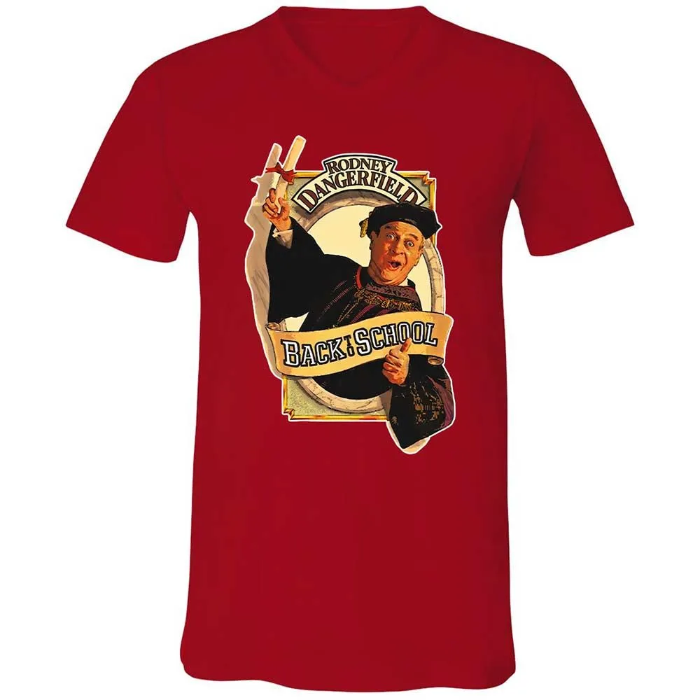 Unisex V-Neck T-Shirt - V89X2FHV - Red - 6