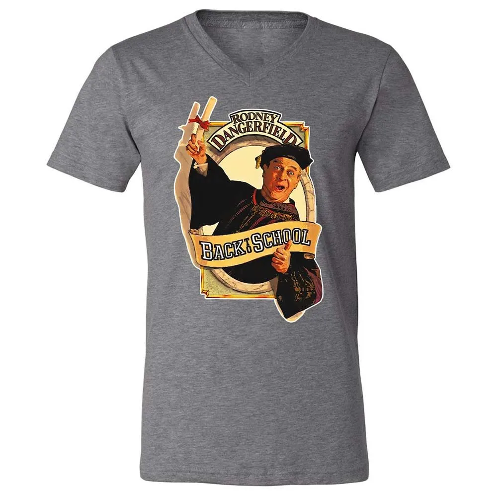 Unisex V-Neck T-Shirt - V89X2FHV - Deep Heather - 14