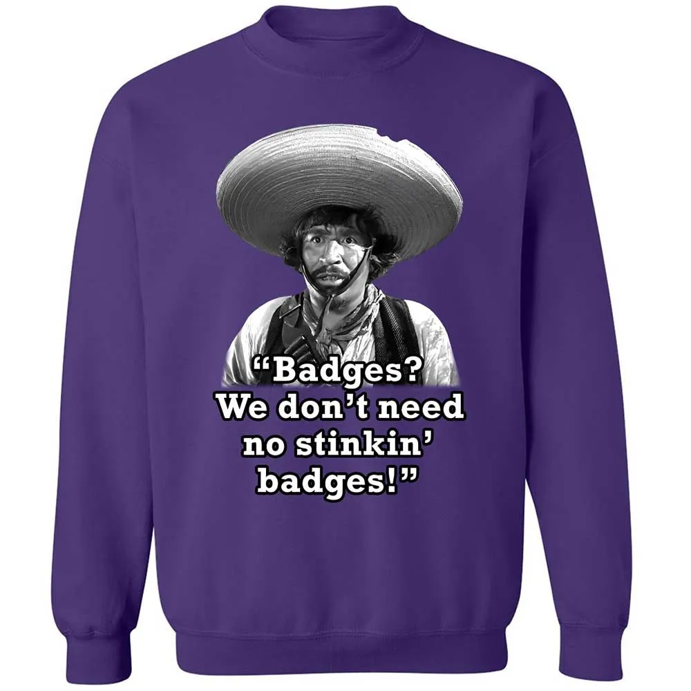 We don't need no stinkin' badges - Purple - 10