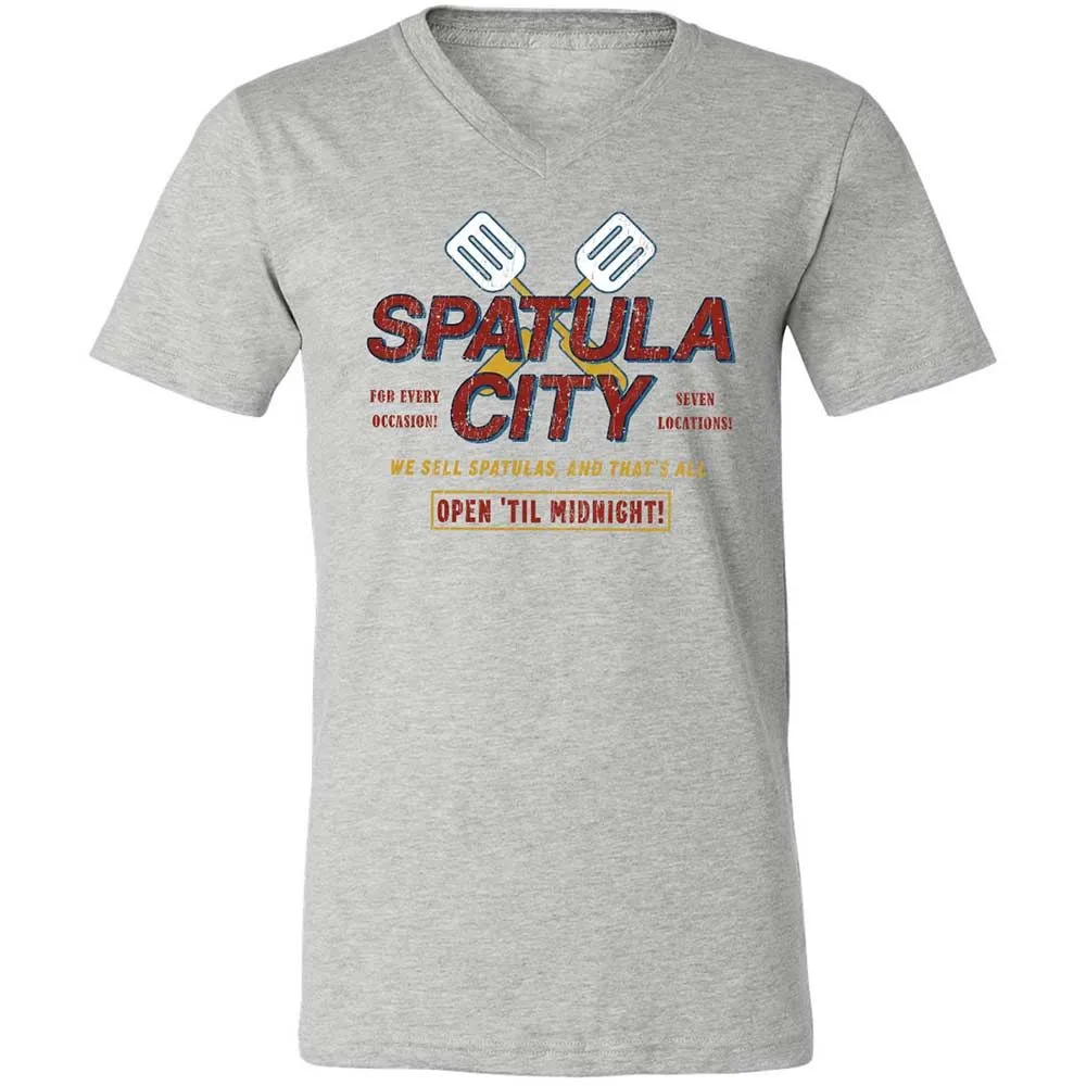 Unisex V-Neck T-Shirt - EFZ2QTJ9 - Athletic Heather - 15