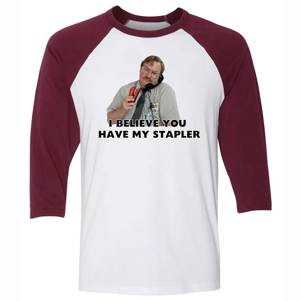 I believe you have my Stapler - White/Maroon - 7