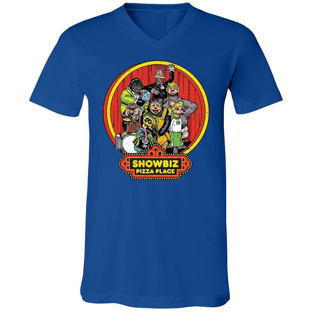 Unisex V-Neck T-Shirt - B89VCUJU - True Royal - 4