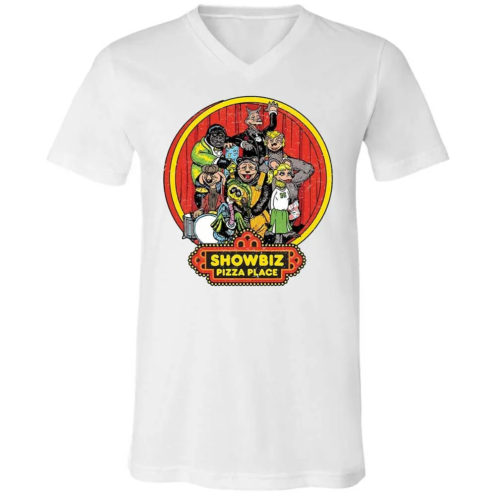 Unisex V-Neck T-Shirt - B89VCUJU - White - 16