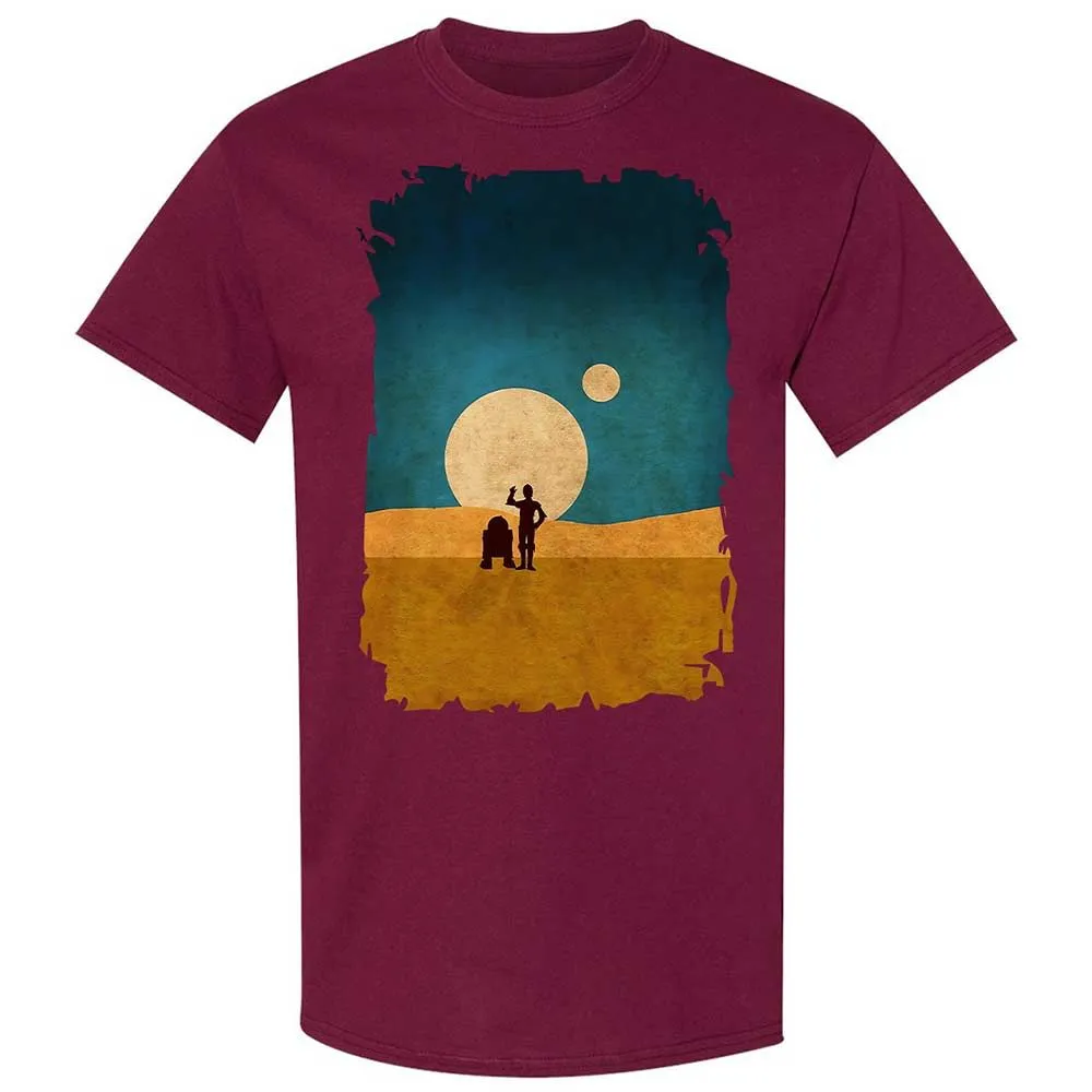 Droids In The Dunes - Maroon - 21